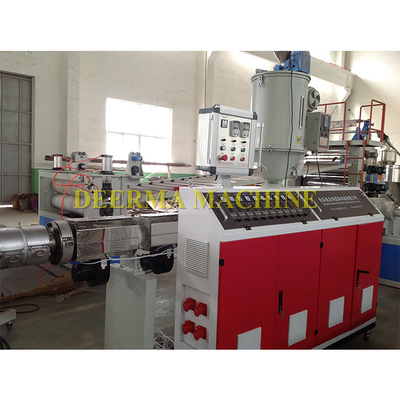 Customized L20000*W2100*H2600mm PE Water Pipe Machine / HDPE Gas Pipe Production Line