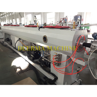 Customized L20000*W2100*H2600mm PE Water Pipe Machine / HDPE Gas Pipe Production Line