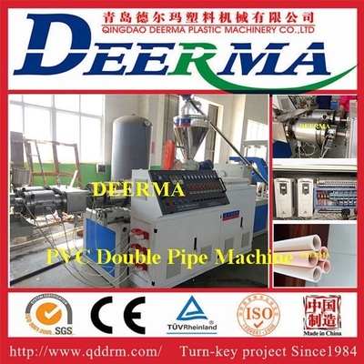 38CrMoALA Screw Material PVC Pipe Extrusion Machine with OMRON Temperature Controller