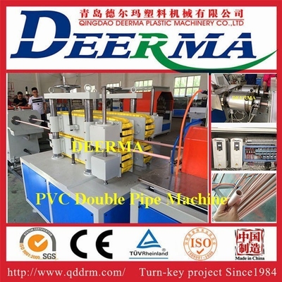 38CrMoALA Screw Material PVC Pipe Extrusion Machine with OMRON Temperature Controller