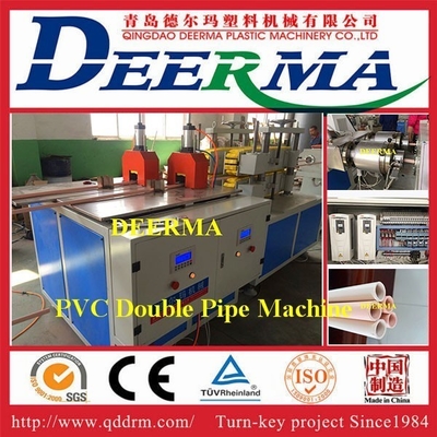 38CrMoALA Screw Material PVC Pipe Extrusion Machine with OMRON Temperature Controller