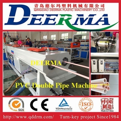 38CrMoALA Screw Material PVC Pipe Extrusion Machine with OMRON Temperature Controller